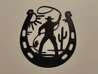 Décoration murale cow-boy — photo 2