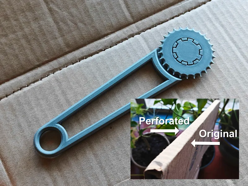 Custom Box Cardboard Perforator/Perforation Tool