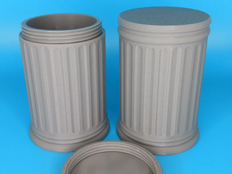 Small Fluted Column Containers  (2 sizes)