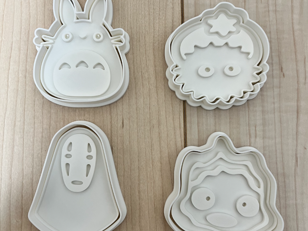 Studio Ghibli Inspired Cookie Cutter Set