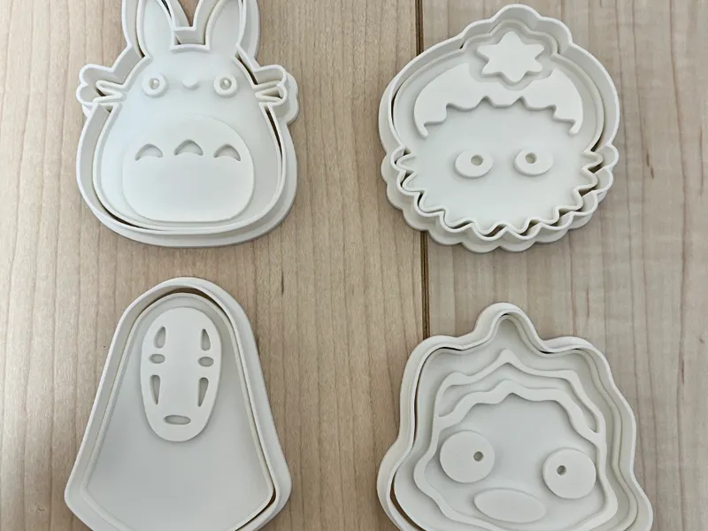 Studio Ghibli Inspired Cookie Cutter Set