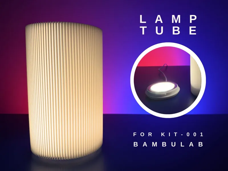 LAMPSHADE TUBE for Bambu Lab KIT-001 - LED LAMP