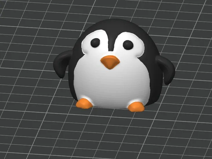 Cute Chubby Stocky Penguin