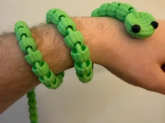 Long Knit Articulated Snake Sensory Fidget NO AMS