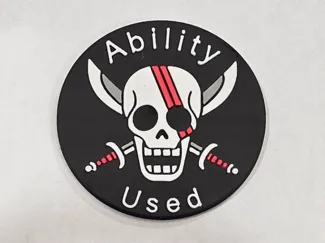 One Piece TCG Red Hair Pirate Ability Used Token