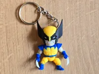 Wolverine keychain 0.2mm layer, 3 plates, 5, 4 and 1 color
