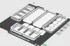(Optional)Blank lids middle frame and dividers