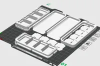 （Optional）Blank lids middle frame and dividers