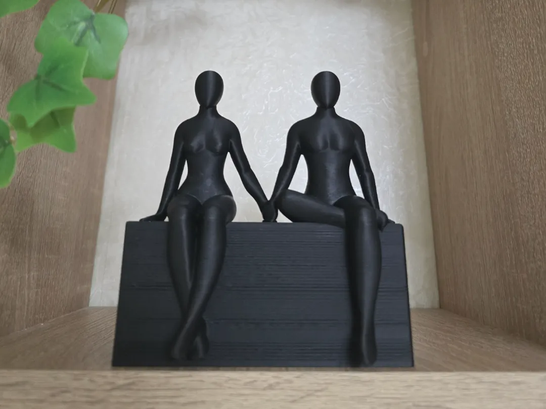 Couple Sculpture - Free 3D Print Model - MakerWorld