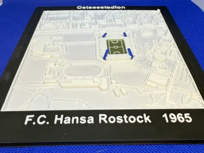 Baltic Sea Stadium Rostock Picture Frame