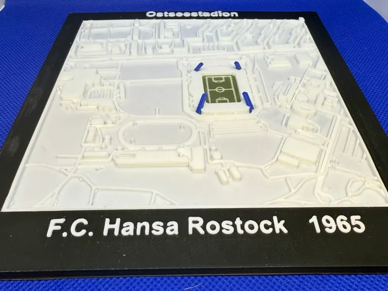 Ostseestadion Rostock Bilderrahmen