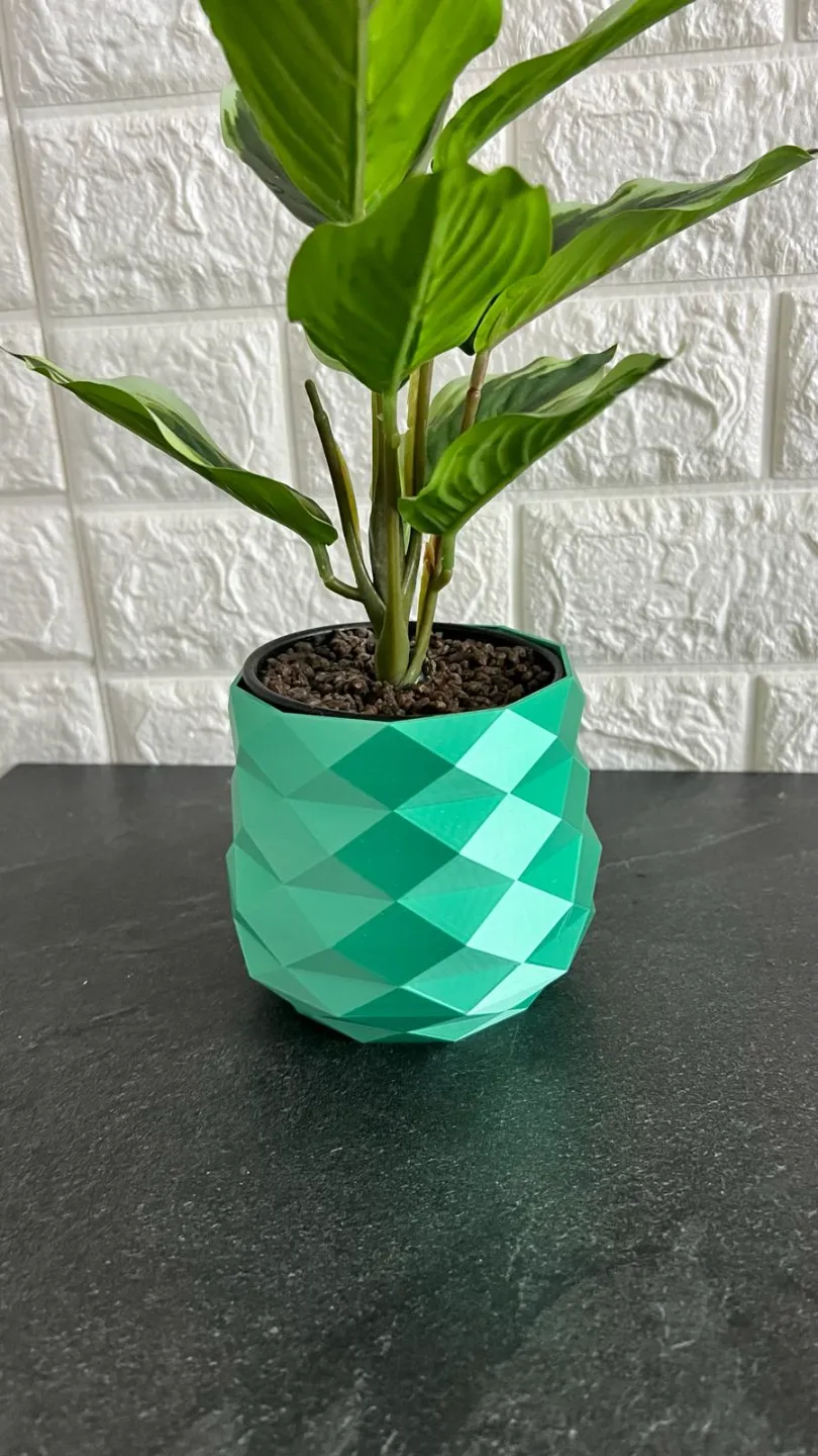 Cache-pot low poly
