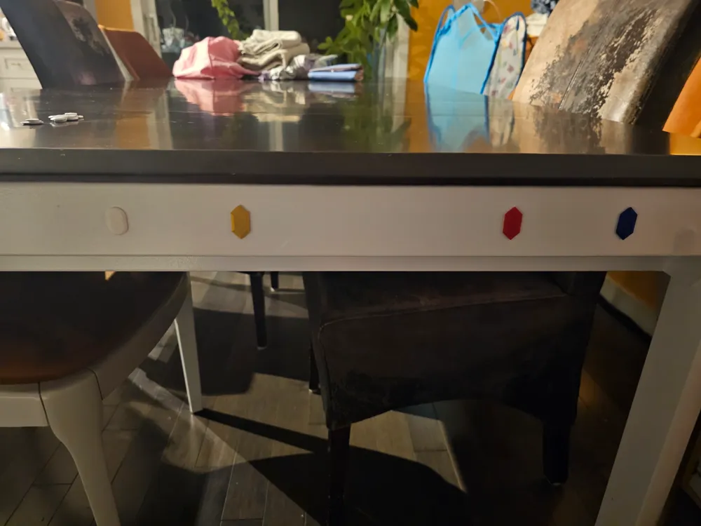 Project Ironside boardgame table "Zelda" ruby caps by Instriker