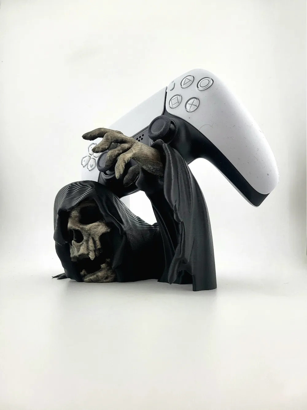 stand controller ps5 joystick holder skull - Free 3D Print Model ...