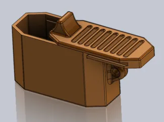 Discrete Keychain Case (ZYN) or Pill Box