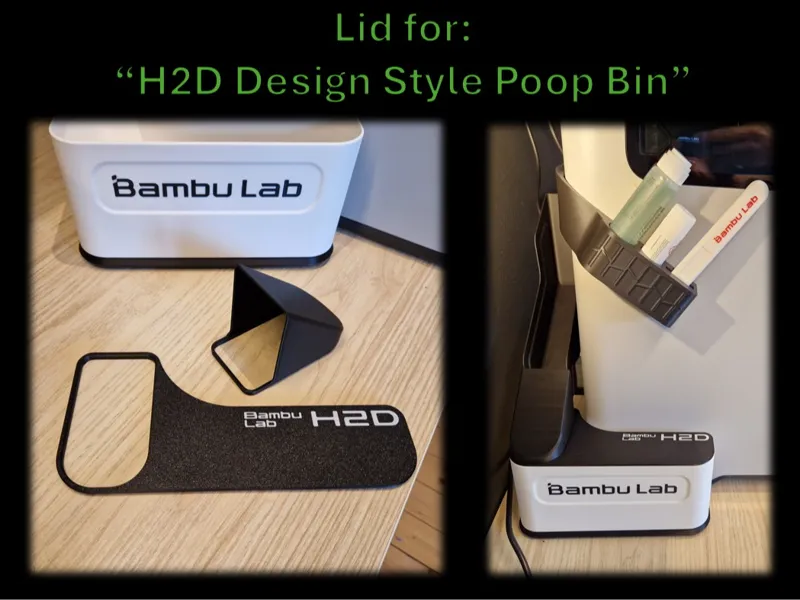 Lid for H2 Series Design Style Poop Bin