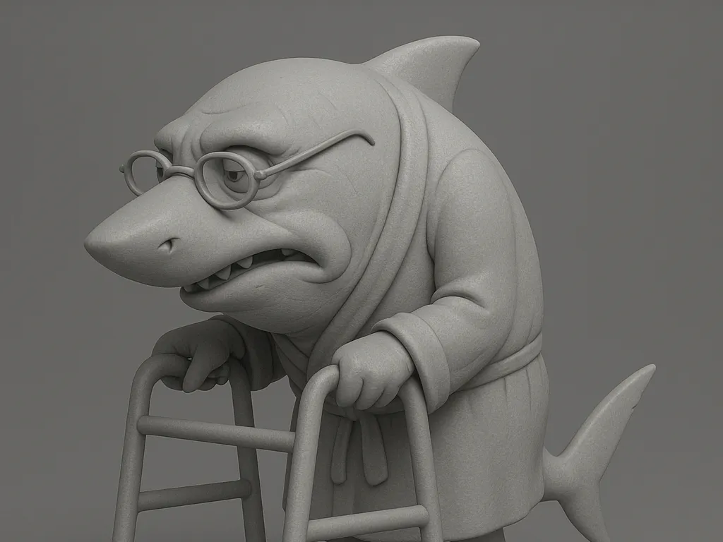 Figurine de vieux requin