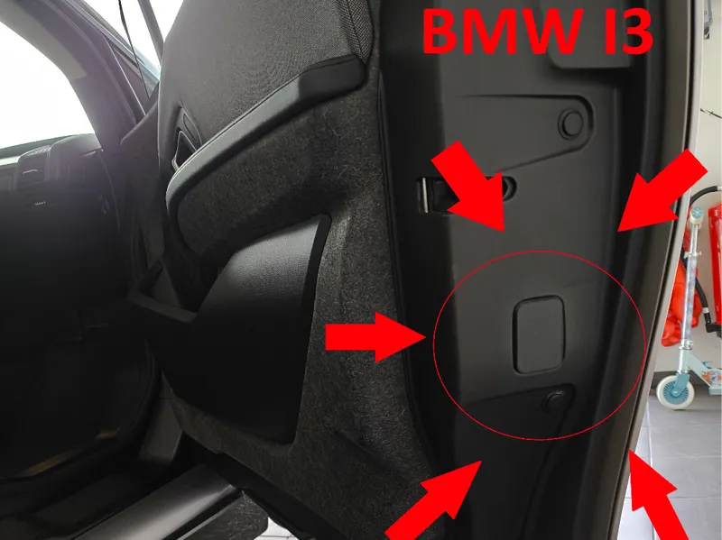 Reflektordeckel für BMW i3