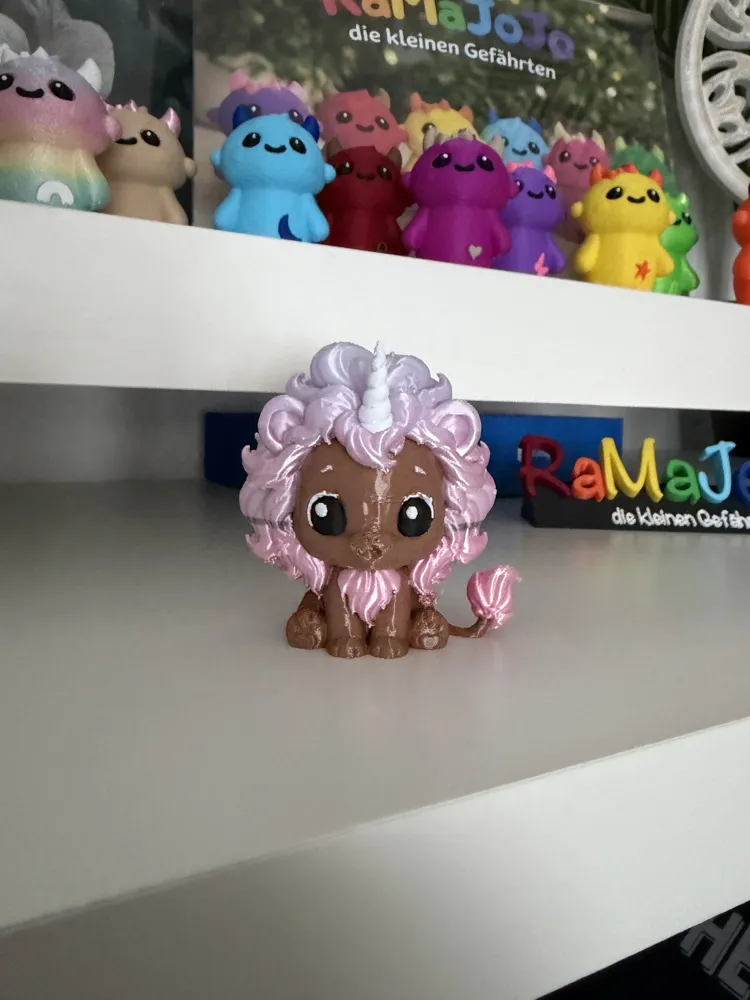 Leohorni Lion Unicorn cute figure for children - Free 3D Print Model ...