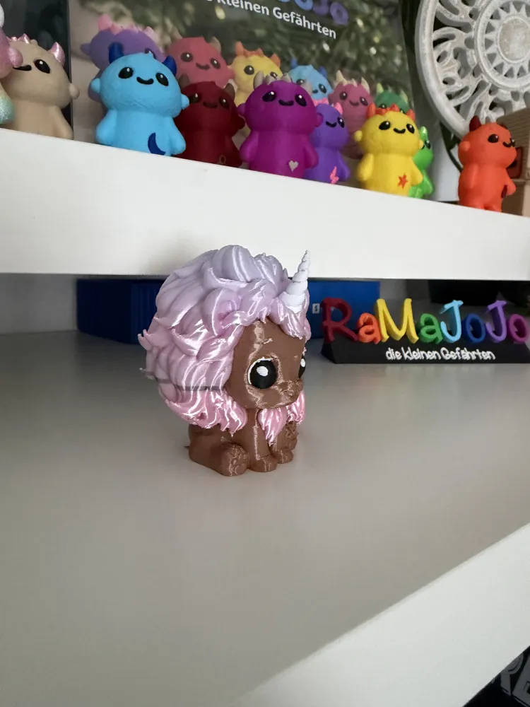 Leohorni Lion Unicorn cute figure for children - Free 3D Print Model ...