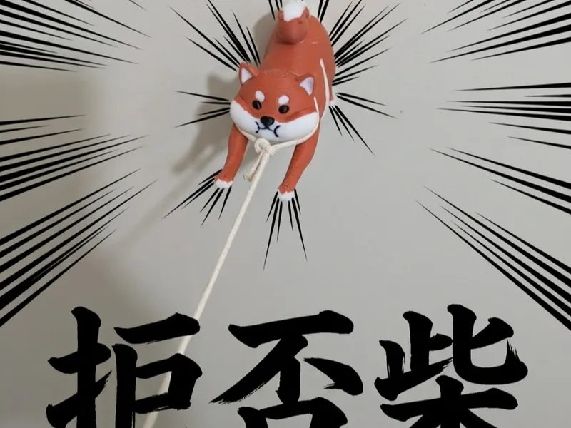 拒否柴マグネット