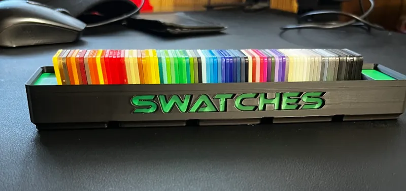Gridfinity Bambu swatch holder