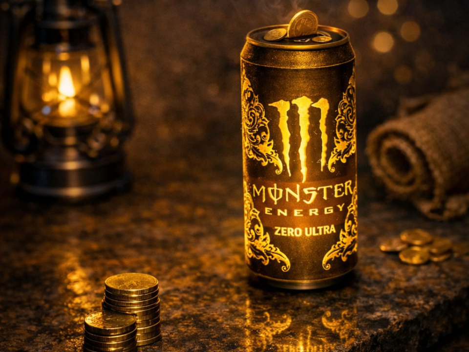 Monster Energy Ultra Can Piggy Bank Or LED Lamp