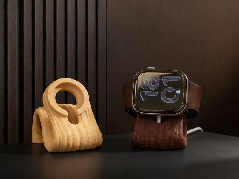 Apple Watch Burl Wood Charging Stand