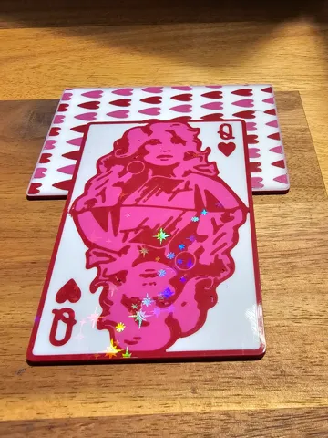 Modelo para impresión 3D: DollyPartonQueenCard — vista de referencia 2