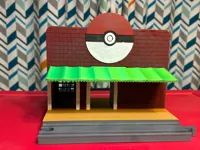 Gare Pokémon (compatible rails en bois Brio/Ikea) — photo 1