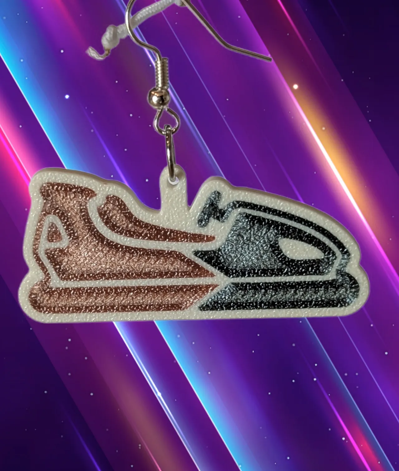 Scooter Bump Car Earrings view 3