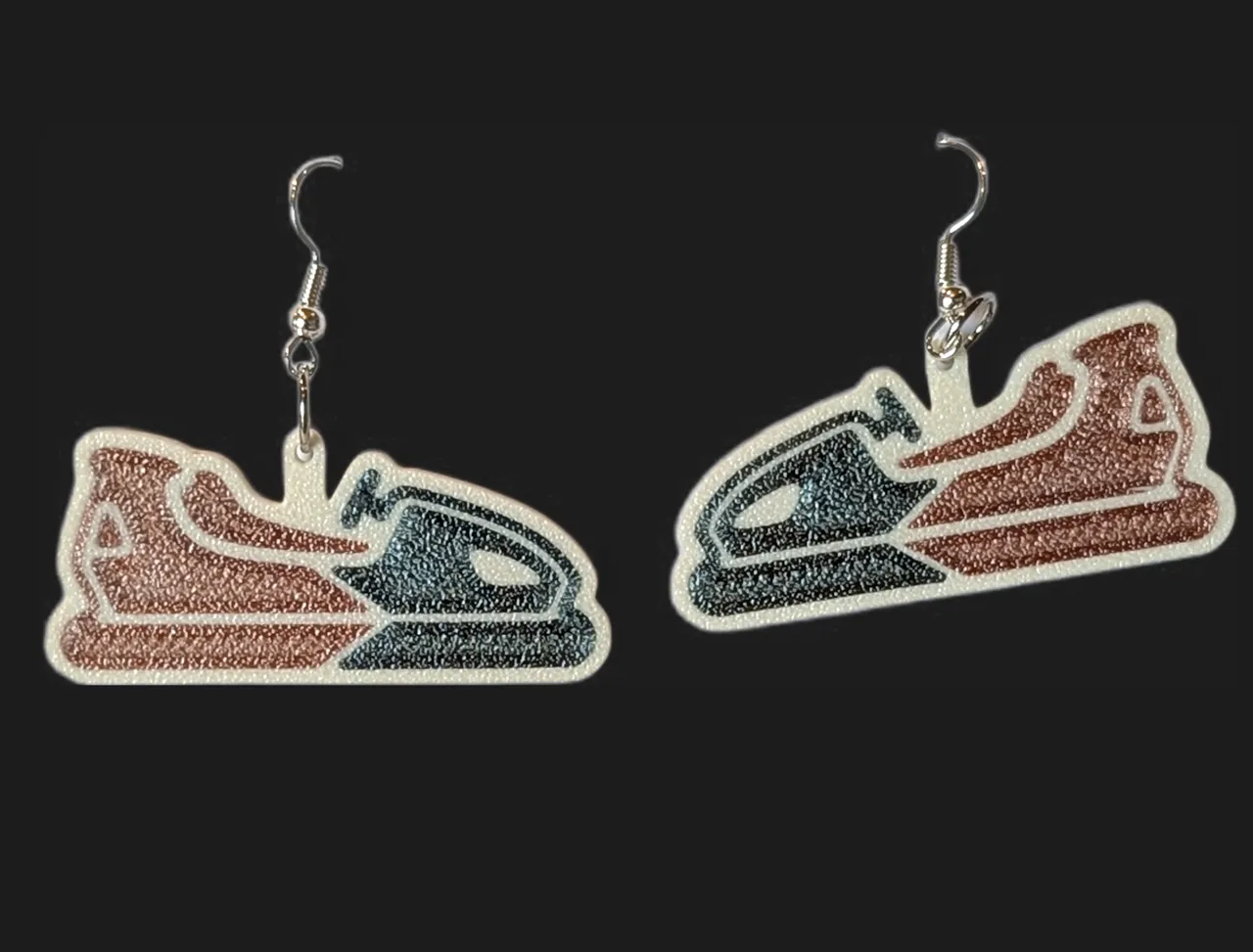 Scooter Bump Car Earrings view 4