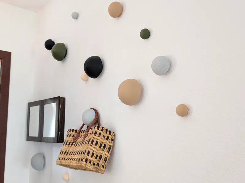 Colgadores de Pared con Forma de Seta