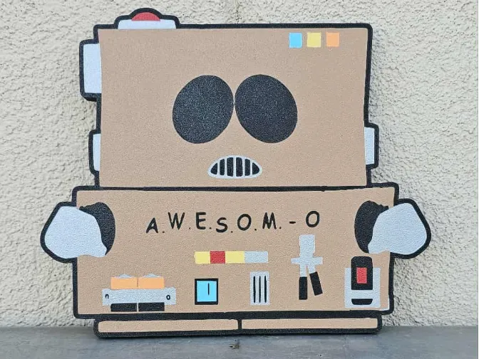 A.W.E.S.O.M.-O South Park Cartman Robot Lightbox
