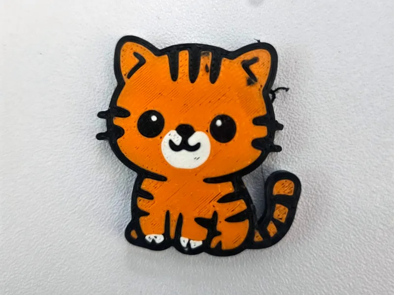 Kawaii Animal Magnet Collection - Tiger