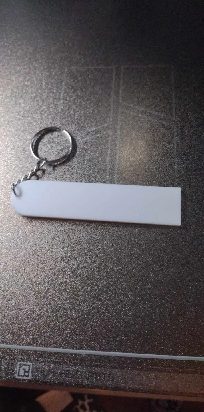 Customizable keychain tag