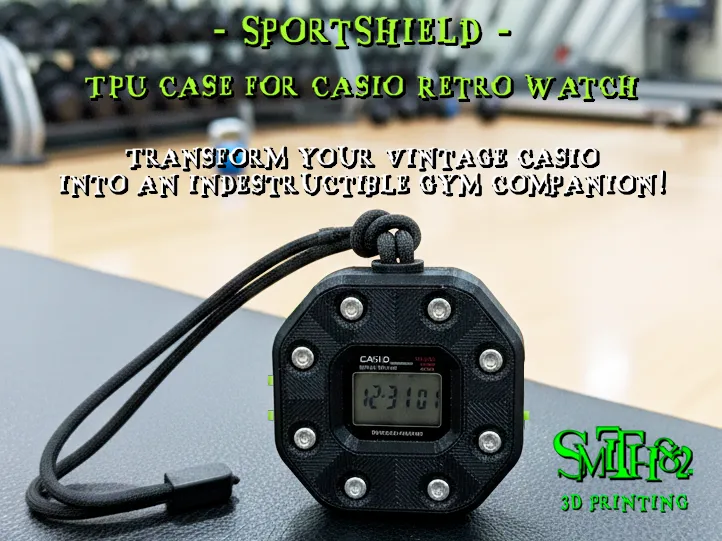 SportShield – TPU Case for Casio Retro Watch