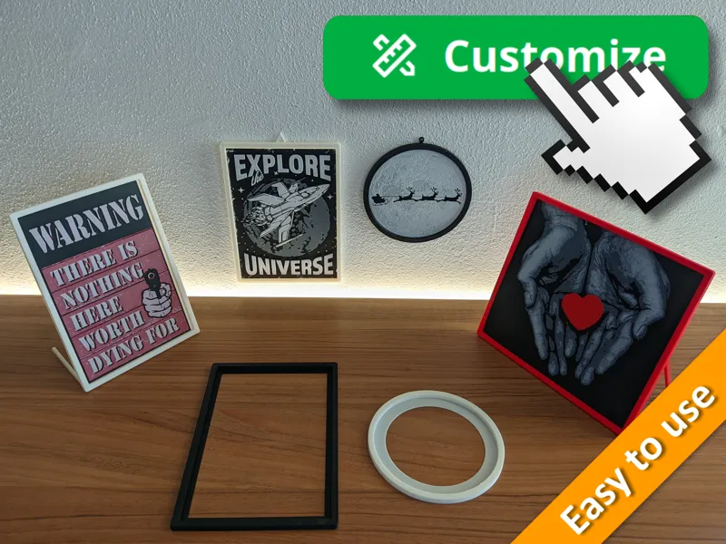 HueForge / Chroma Canvas Custom Frame Generator