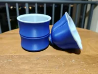 茶杯漏水小花盆