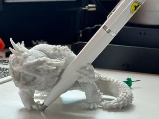 Reptile that holds ferrari pen