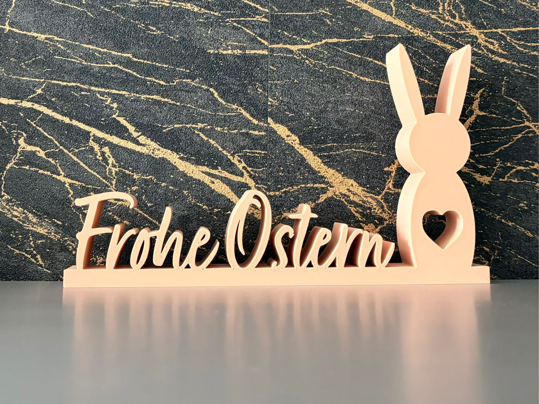Frohe Ostern Deko Schriftzug
