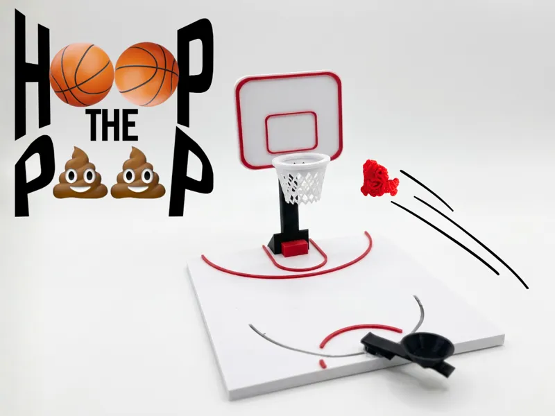 Hoop The Poop- Fun Basketball Game
