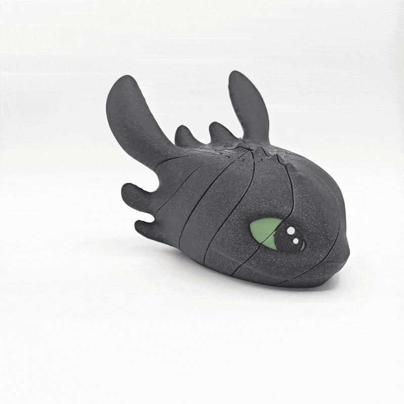 Toothless Dragon Head Twist Fidget