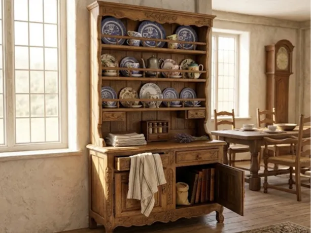 Miniature French Provincial Hutch