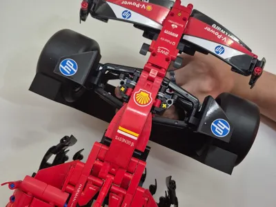 Wall support Leg-0 F1 cars + parametric