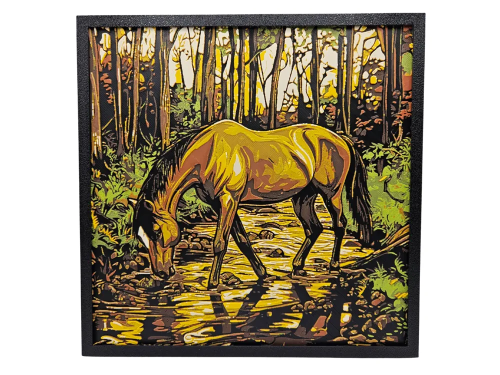 Horse in Stream