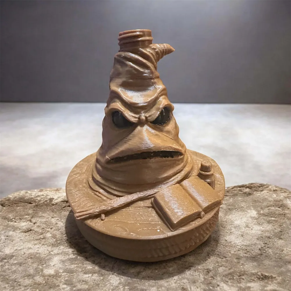Harry Potter Sorting Hat Soap Dispenser - Free 3D Print Model - MakerWorld