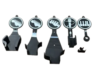 Rock Band & Guitar Hero Instrument Holders / Hooks