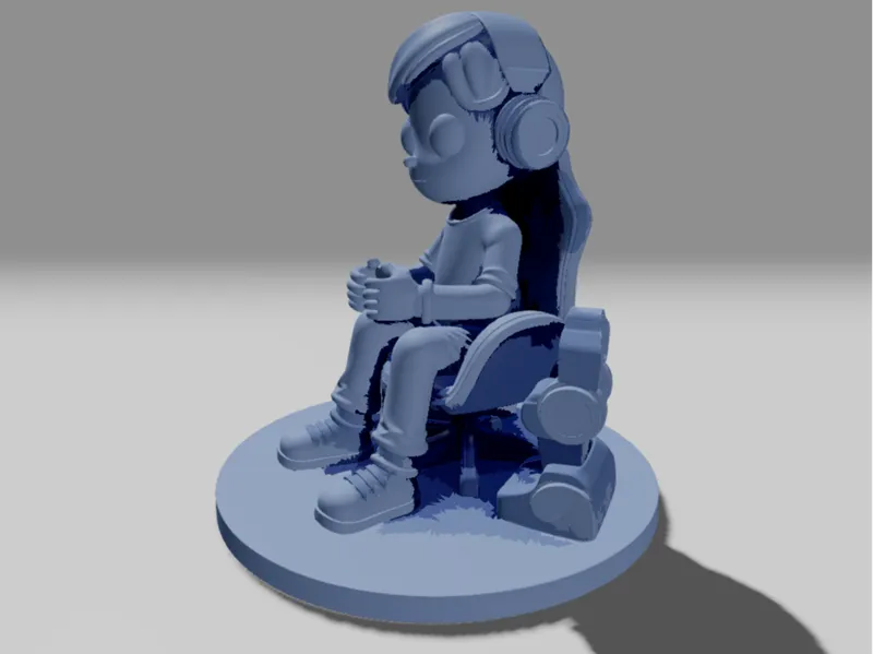 Pro-Gamer - Statuetta da Scrivania