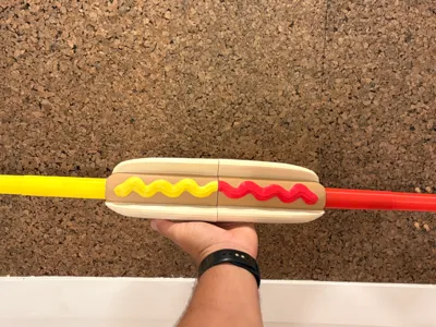 Hot Dog Lightsaber - Dual Lightsaber - BoStaff